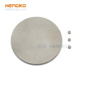 Hengko Hight Quality 316L Acier inoxydable Disque de filtre en métal poreux fritté